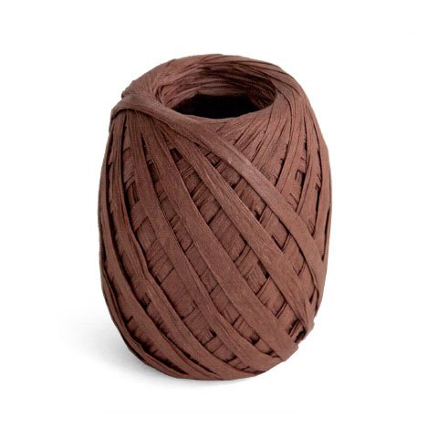 ribbon/crepe paper/45m/brown