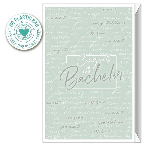 Card congrats to your bachelor