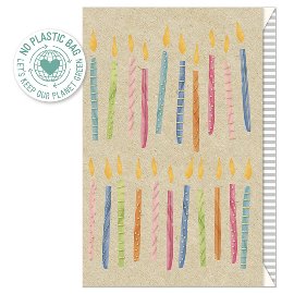 Pure Card grass paper birthday candles