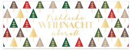 Christmas card Frohe Weihnacht überall