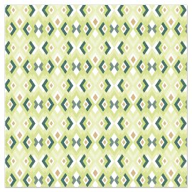 Napkin rhombus pattern green blue