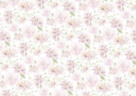 Wrapping paper wedding blossom rose