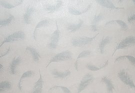 Wrapping paper ORGANICS wedding feathers white mother of pearl