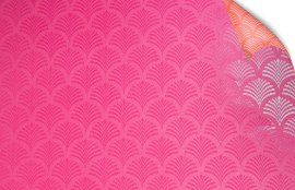 Geschenkpapier Oriental Muster Lack Pink