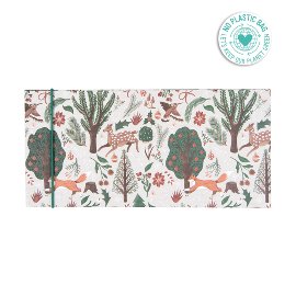 Gift envelope Christmas forest animals trees