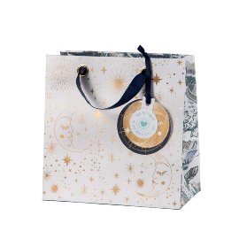 Gift bag Christmas moon stars