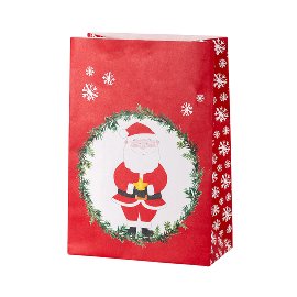 Gift bag set of 12 advent calendar santa large