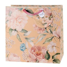 Gift bag XL ORGANICS kraft paper Finest blossoms