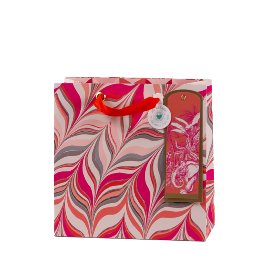 Gift bag liquid red pink