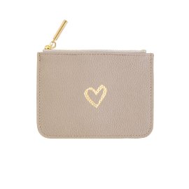 MAJOIE cosmetic bag Mini taupe - Heart