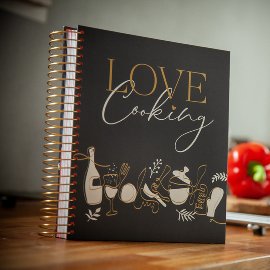 Recipe book spiral Love Cooking