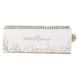 MAJOIE all-year weekly desk planner white