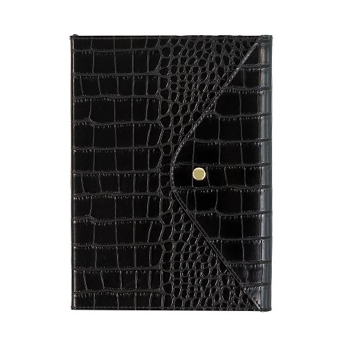 MAJOIE notebook DIN A5 croc black
