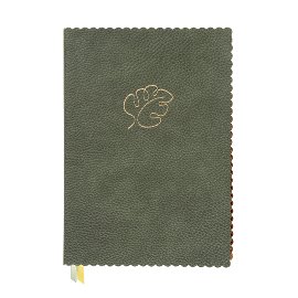 MAJOIE notebook DIN A5 monstera leaf green