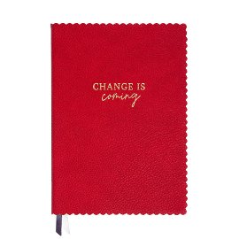 MAJOIE Notizbuch DIN A5 Change is coming Rot