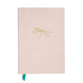 MAJOIE notebook DIN A5 dragonfly cream rose