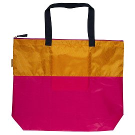 Beach bag orange pink