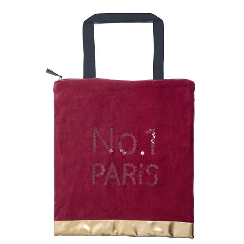 Shopper favourite bag velvet no. 1 paris