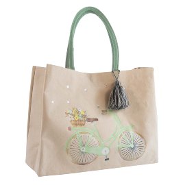 Shopper bicycle nature green