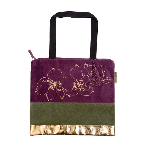 Shopper favourite bag velvet orchid purple