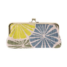 Cosmetic bag clip limes yellow green blue