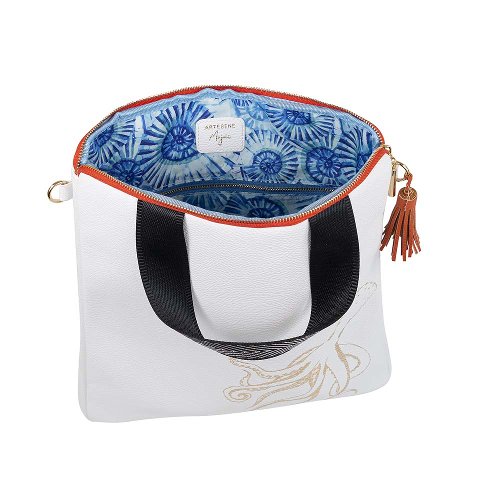 MAJOIE crossover bag white octopus
