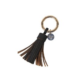 MAJOIE key ring tassel black