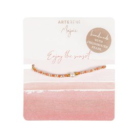 MAJOIE bracelet pearl coral rose