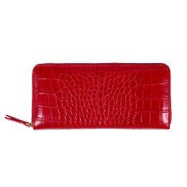 MAJOIE wallet maxi croc red