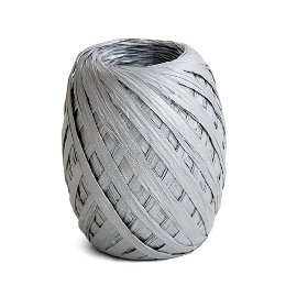 ribbon/crépe paper/45m/silver