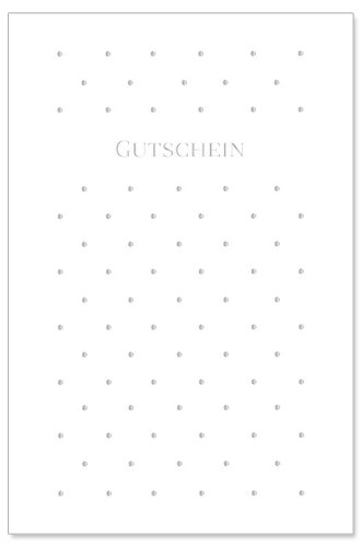 Karte Gutschein Dots Transparent