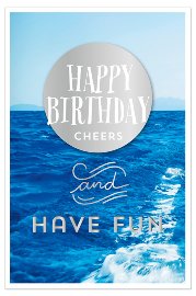 Geburtstagskarte Ocean Have Fun