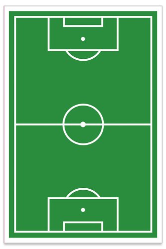 Karte Fußballfeld