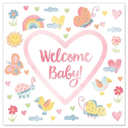 Minikarte Welcome Baby