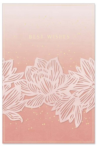 Greeting card best wishes