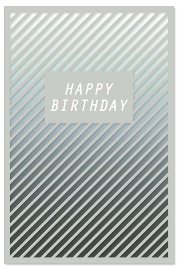 Birthday card stripes