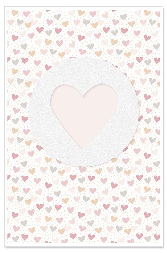 Card baby heart rose
