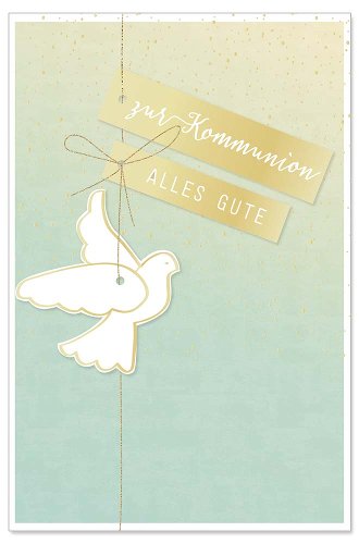 Communion card dove