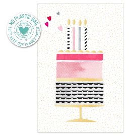 Birthday card cake