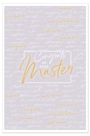 Card congrats to your master