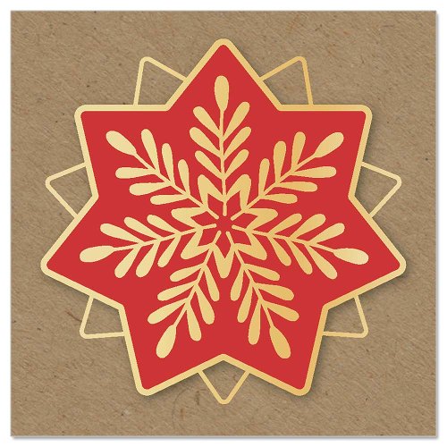 Mini card christmas star