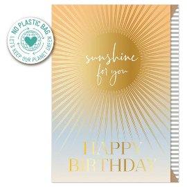 Birthday card sunshine