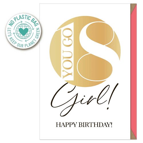 Birthday card you go girl 18