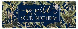 Geburtstagskarte DIN lang Go Wild