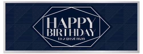 Birthday card DIN long Happy Birthday To A Great Man