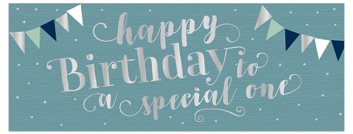 Geburtstagskarte DIN lang Spruch Happy Birthday To A Special One
