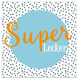 Serviette Super Lecker