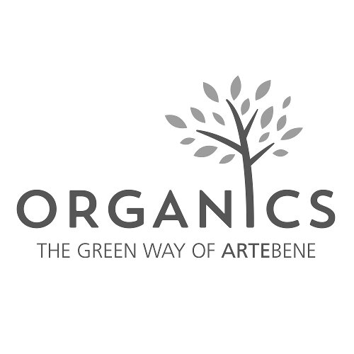 Serviette Organics Biene Dots grün