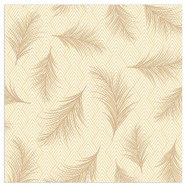 Napkin feather yellow