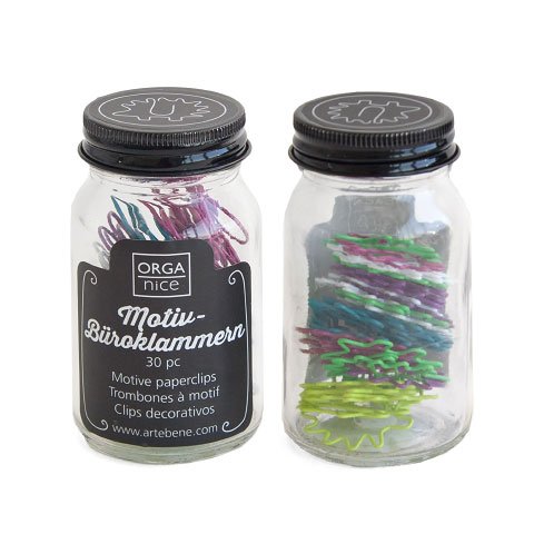 paperclips in jar/30 pcs.